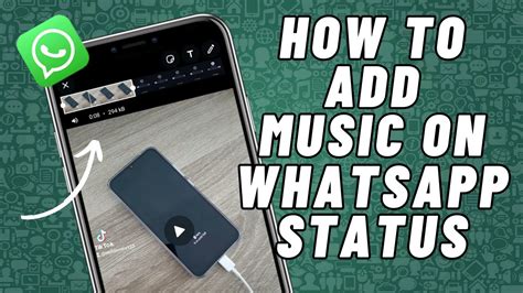 how to put music on whatsapp status