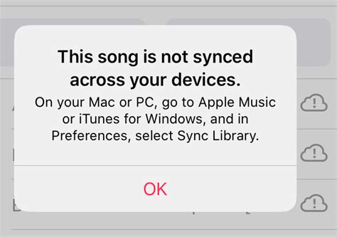 why is my apple music not syncing